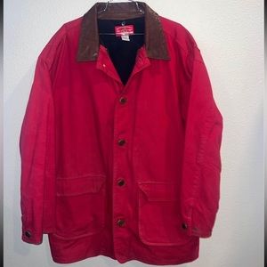 Marlboro Red Jacket - with genuine leather trimming